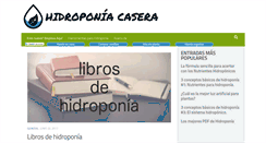 Desktop Screenshot of hidroponiacasera.net